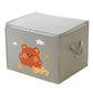 Foldable Clothes Storage Box – Large Cartoon Print Wardrobe Organizer Bag with Zipper & Clear Window | Quilt, Blanket & Clothing Storage Bin for Home