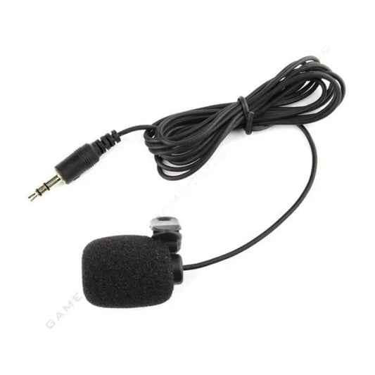 Mini Lavalier Lapel Mic – Clip-On 3.5mm Microphone Clip-On Lapel Microphone for Mobile, PC & Camera 3.5mm Collar Mic with Clip – Recording & Vlogging