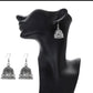 Oxidized Silver Jhumki Earrings – Traditional Afghani Jhumka Dangle Earrings for Women | Ethnic Boho Jewelry for Eid, Weddings & Mehndi