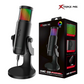Xtrike Me XMC-03 RGB USB Microphone – Mute & Angle RGB USB Condenser Mic for Streaming, Gaming, Podcast XMC-03 USB Microphone with Adjustable Stand & RGB