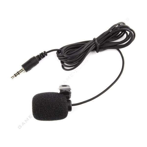 Mini Lavalier Lapel Mic – Clip-On 3.5mm Microphone Clip-On Lapel Microphone for Mobile, PC & Camera 3.5mm Collar Mic with Clip – Recording & Vlogging