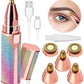 Painless Facial Hair Remover for Women – Rechargeable Eyebrow & Face Trimmer (Glitter Pink)