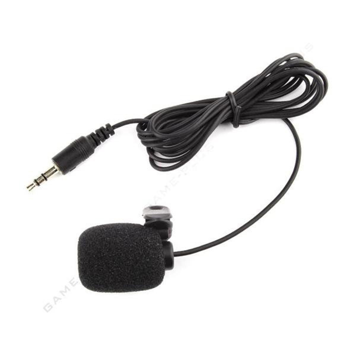 Mini Lavalier Lapel Mic – Clip-On 3.5mm Microphone Clip-On Lapel Microphone for Mobile, PC & Camera 3.5mm Collar Mic with Clip – Recording & Vlogging