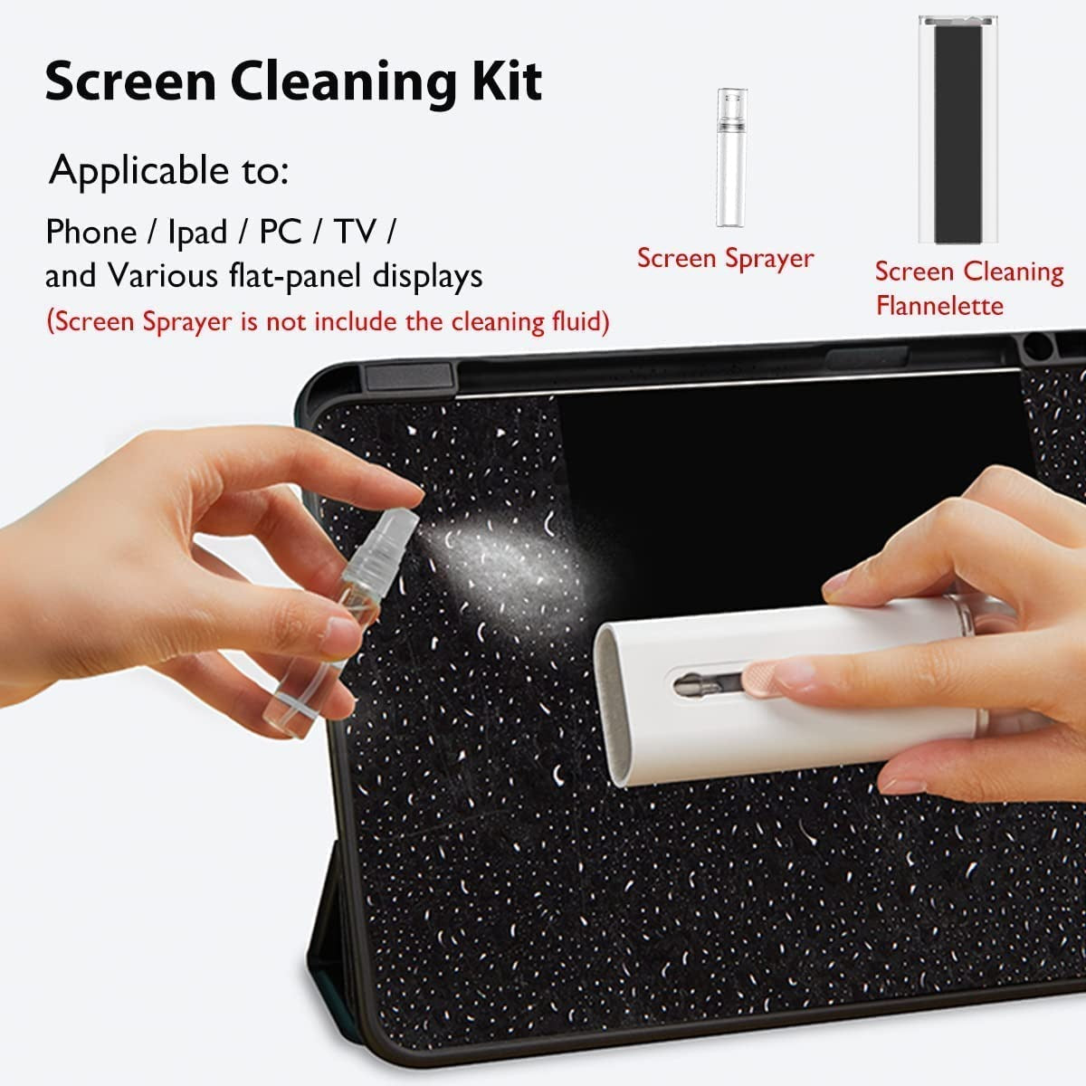 7-in-1 Electronics Cleaning Kit – Multi-Tool Keyboard, Earbuds & Laptop Cleaner Set with Brush, Cleaning Pen, Spray Bottle & Key Puller