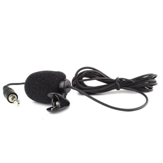 Mini Lavalier Lapel Mic – Clip-On 3.5mm Microphone Clip-On Lapel Microphone for Mobile, PC & Camera 3.5mm Collar Mic with Clip – Recording & Vlogging