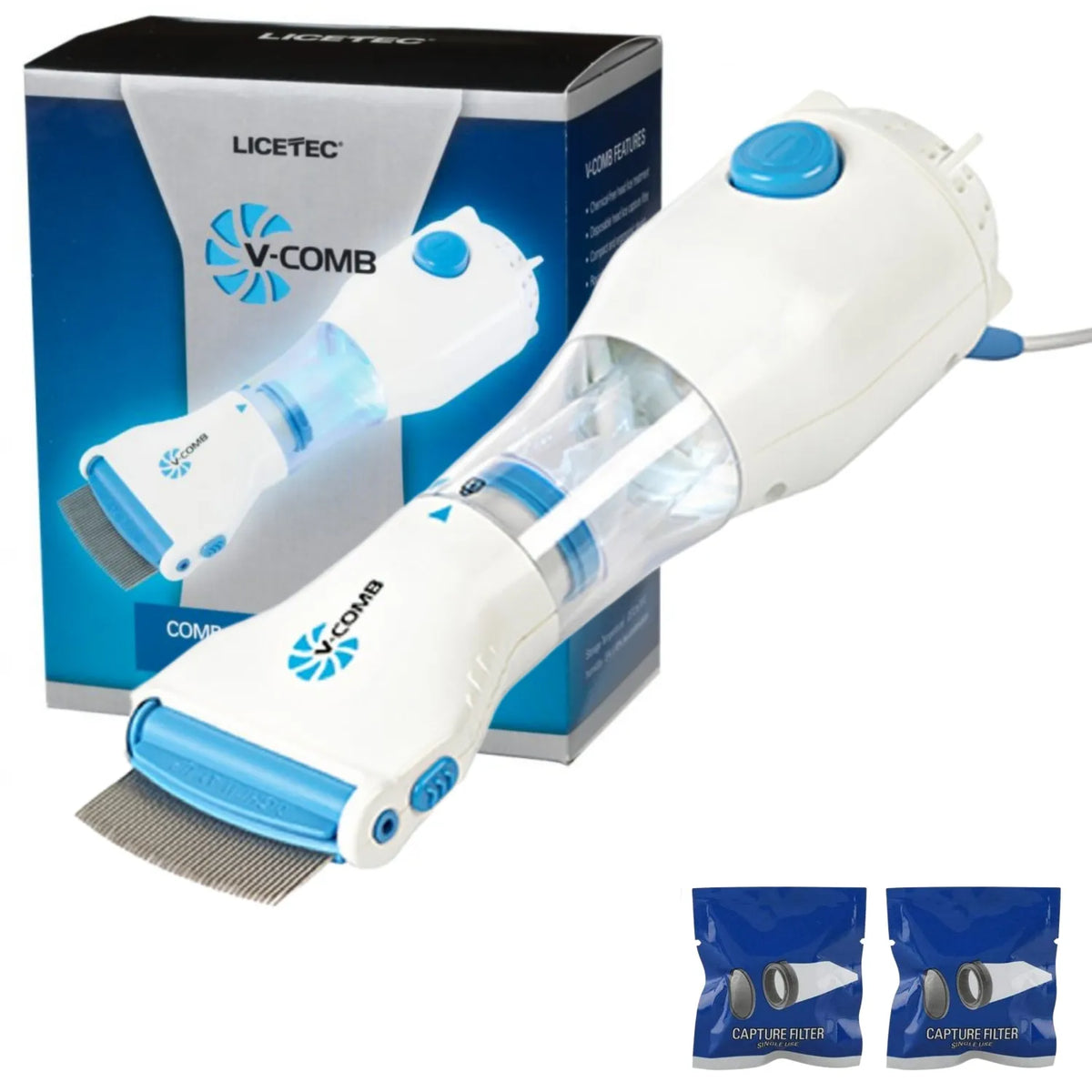 Electric Lice Comb – Chemical-Free Head Lice & Nit Removal Device | Safe Electronic Hair Comb for Kids & Adults