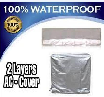 Split AC Dust Cover Set (Indoor + Outdoor) – Waterproof Air Conditioner Protector