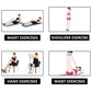 4-Tube Pedal Resistance Band – Sit-Up Pull Rope Exerciser for Abs, Arms & Legs