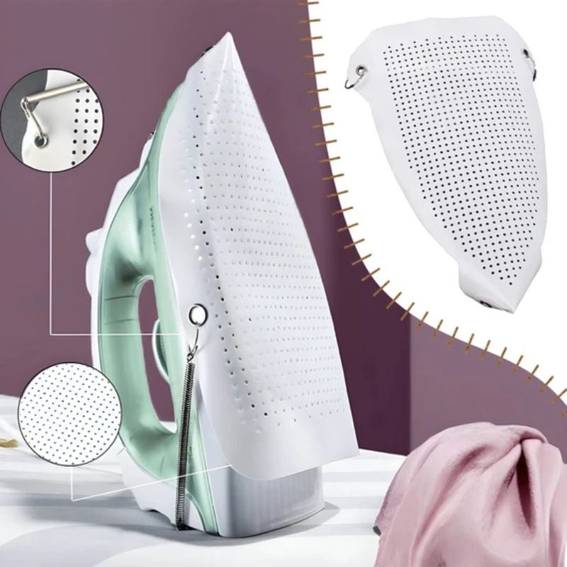 Iron Shoe Cover – Heat Resistant Ironing Plate Protector for Steam Iron (Prevents Shine & Scorch Marks)