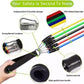 Resistance Bands Set 11 Pieces – Exercise Bands with Handles, Ankle Straps, Door Anchor & Carrying Bag | Home Gym Workout Kit for Full Body Training