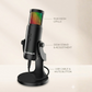 Xtrike Me XMC-03 RGB USB Microphone – Mute & Angle RGB USB Condenser Mic for Streaming, Gaming, Podcast XMC-03 USB Microphone with Adjustable Stand & RGB
