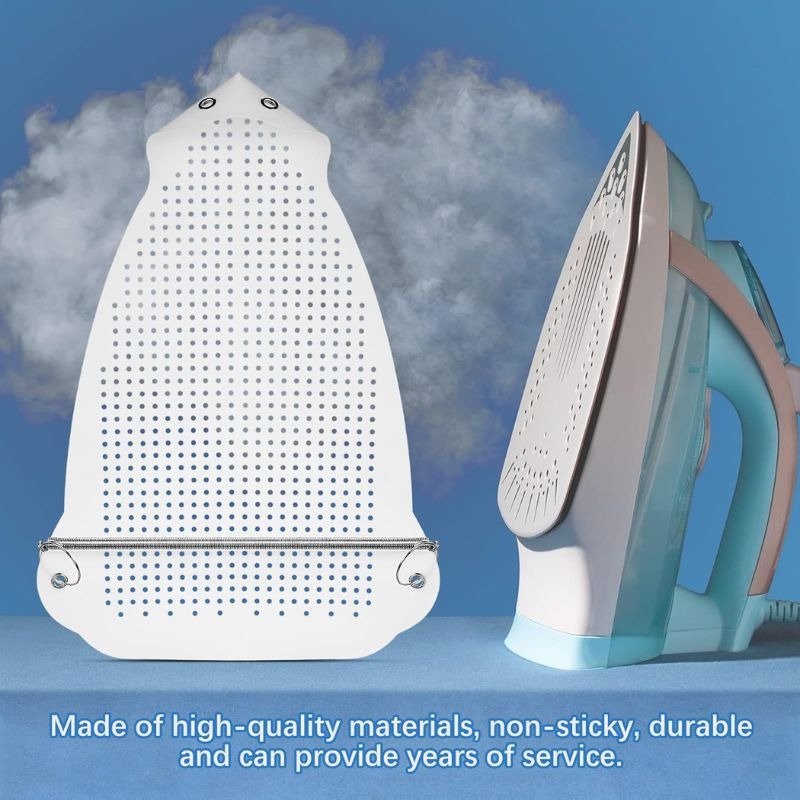 Iron Shoe Cover – Heat Resistant Ironing Plate Protector for Steam Iron (Prevents Shine & Scorch Marks)