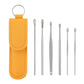 Stainless Steel Ear Wax Remover Tool Set – 360° Spiral Earwax Cleaner (6 Pcs)