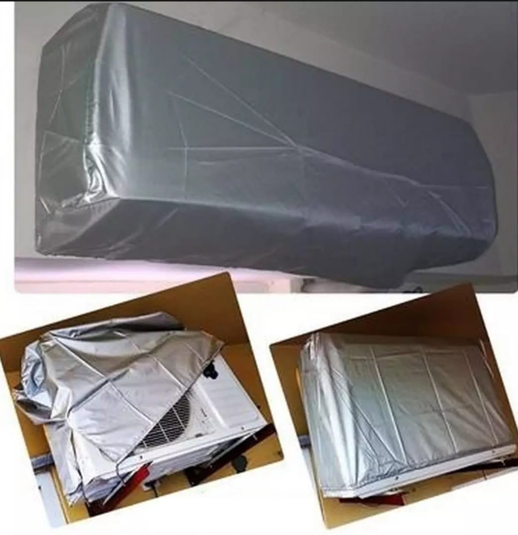 Split AC Dust Cover Set (Indoor + Outdoor) – Waterproof Air Conditioner Protector