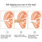 Stainless Steel Ear Wax Remover Tool Set – 360° Spiral Earwax Cleaner (6 Pcs)