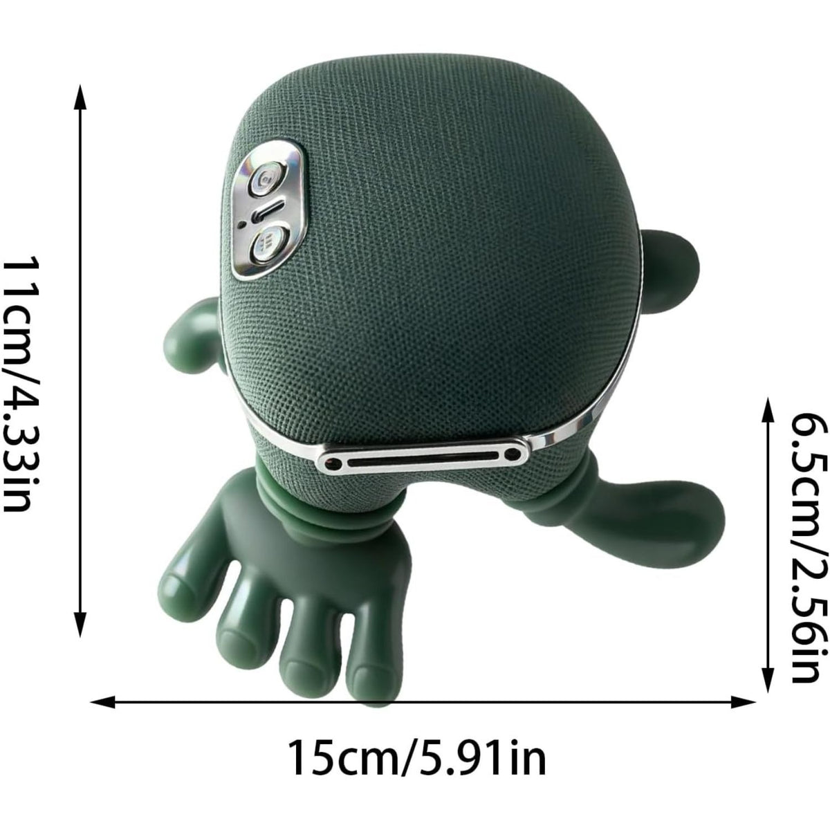 Cute Mini Massager – Portable Rechargeable Deep Kneading Body Massager with Auto Shut-Off | Neck, Shoulder & Back Massage Device for Home & Travel