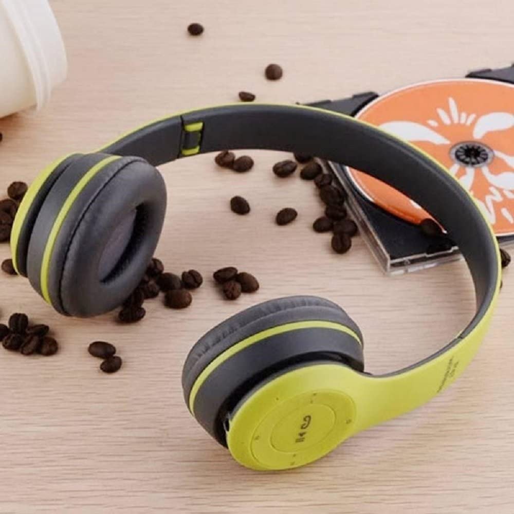 P47 Wireless Bluetooth Headphones – Foldable Stereo Headset with Mic & SD Card Slot